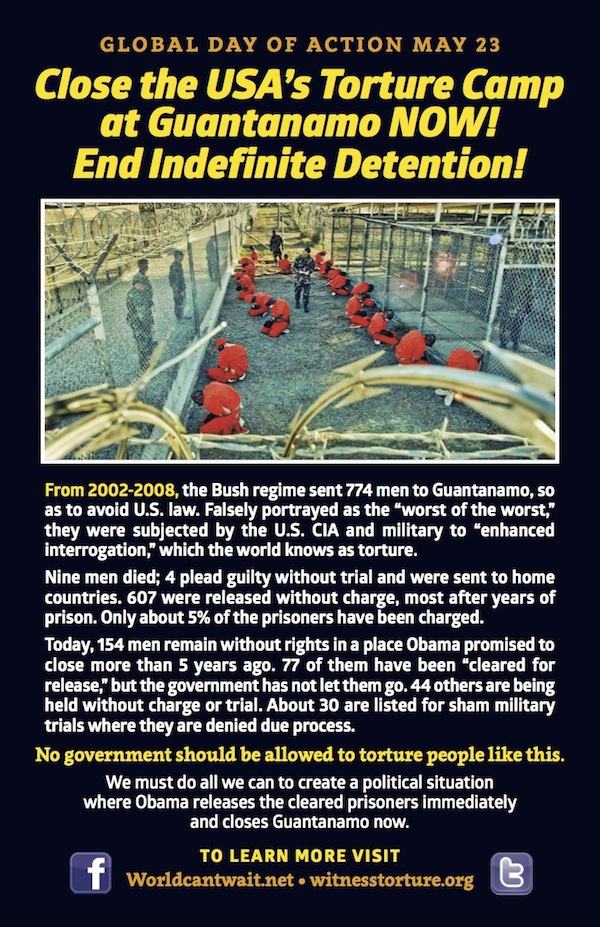 Close Guantanamo poster